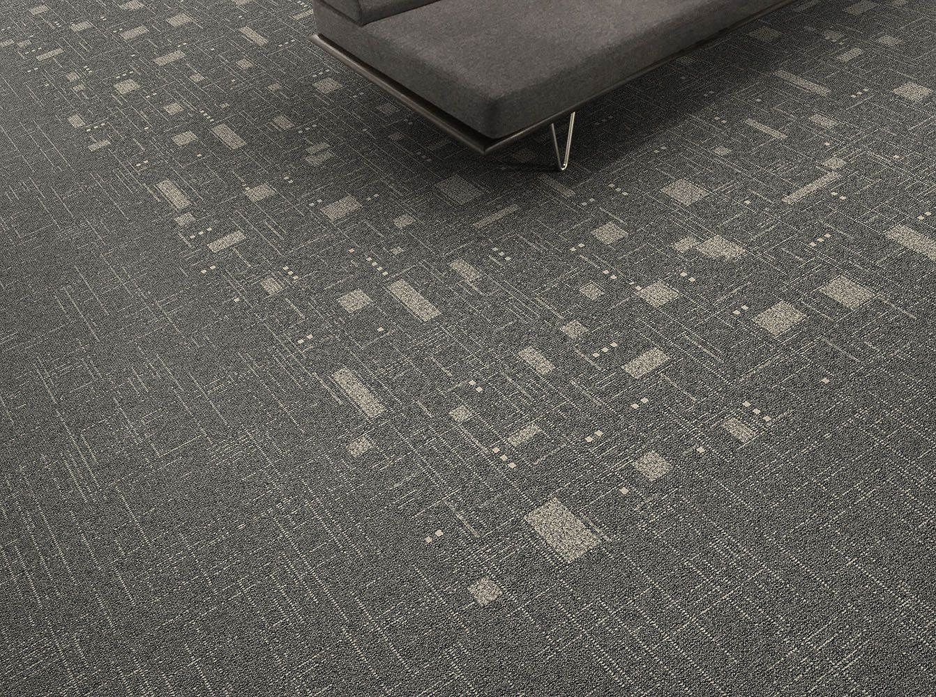 Detail image of Interface DL901 and DL903 carpet tile with bench image number 4